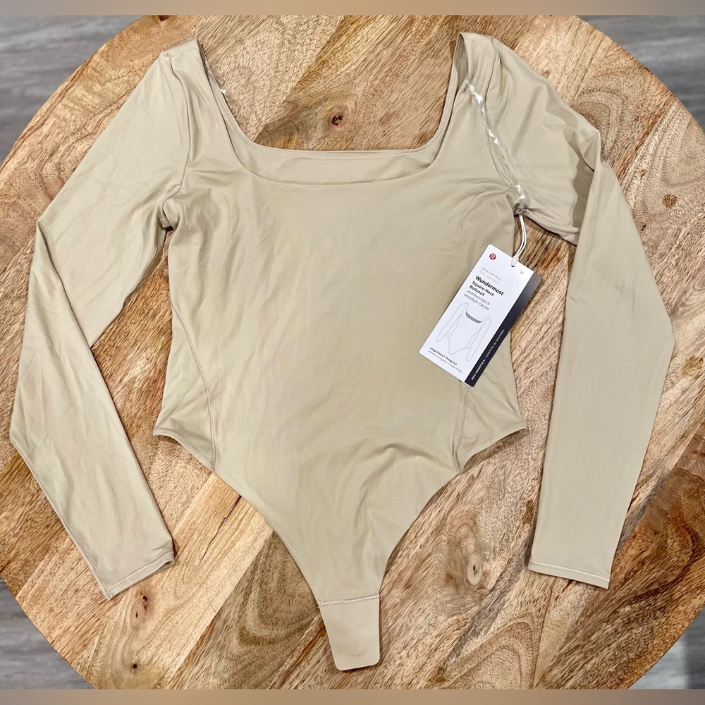 Lululemon Square-Neck Long-Sleeve Bodysuit